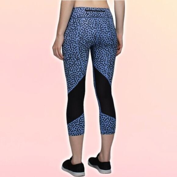 LULULEMON Pace Rival Crop Sz 4 Ace Spot Lullaby Black - Picture 1 of 6